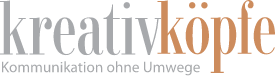 Logo von kreativköpfe – Unser Partner für Visualisierungen in Change-Prozessen.